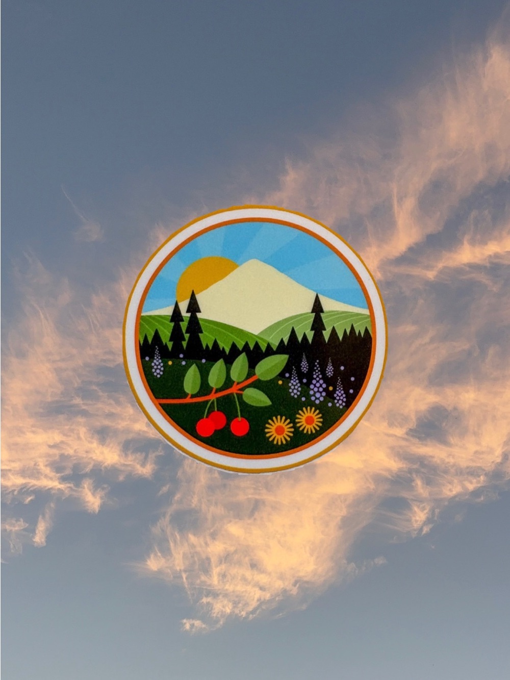 Mount Hood Vinyl Sticker